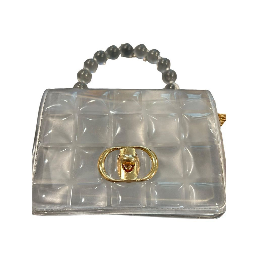 Forever 21 Transparent Jelly Mini Crossbody Bag